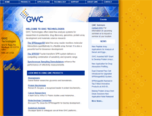 Tablet Screenshot of gwctechnologies.com